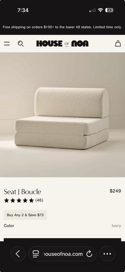 House Of Noa seats boucle