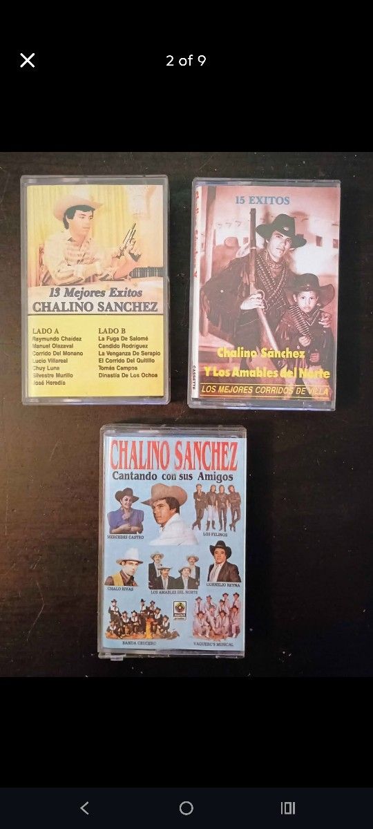 Chalino Sanchez Cassette Bundle