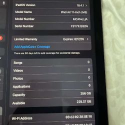 iPad Air 256gb M3