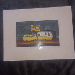 Signed VW Art Prints / Automotive Wall Art Lot – Kelly Telfer & Richard Hall