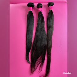 Straight Human Hair Bundles 