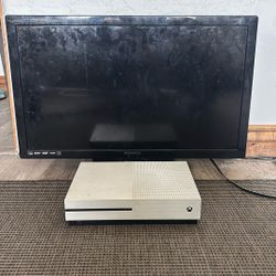 Xbox One S And Monitor No Controller