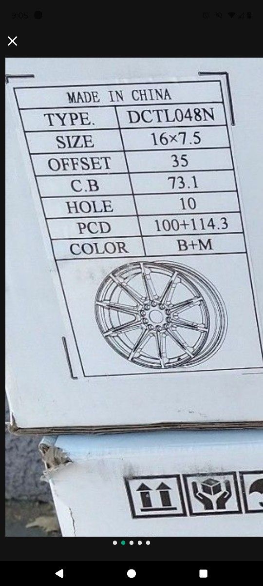 Universal Rims And Tires 16s