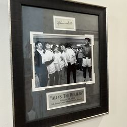 Vintage Photo- The Beatles Meet Muhammad Ali
