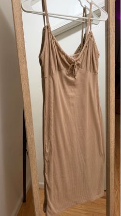 Beige summer dress