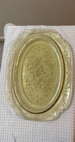 Vintage Amber Depression Glass 