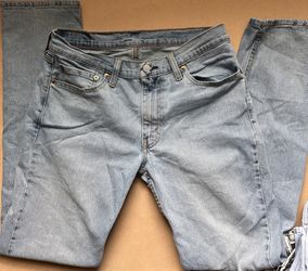 Men Blue Jeans Levi Strauss Size 33x34 L
