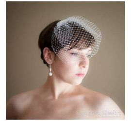 Small Birdcage Wedding Veil (Russian netting, bridal veil, small veil