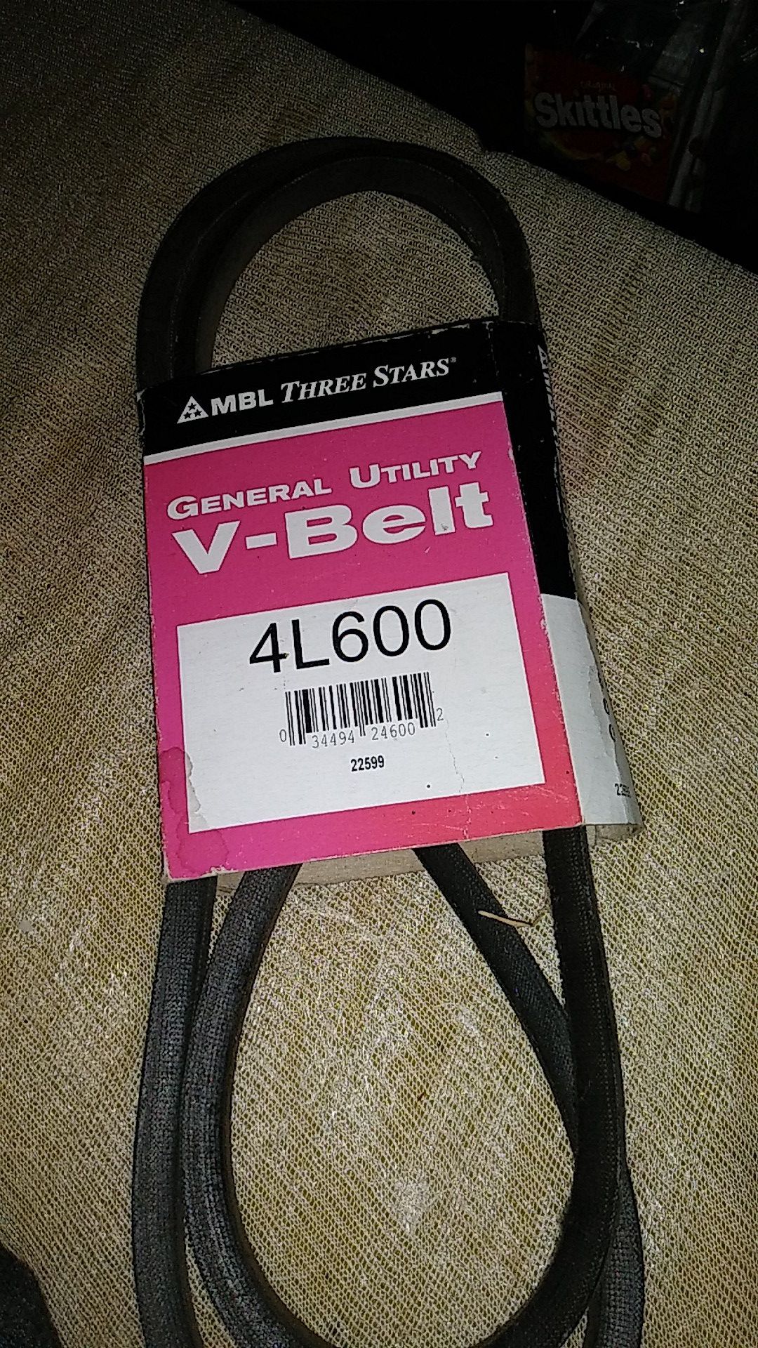 MBL 4L600A General Utility V-Belt 0.5 x 60 in