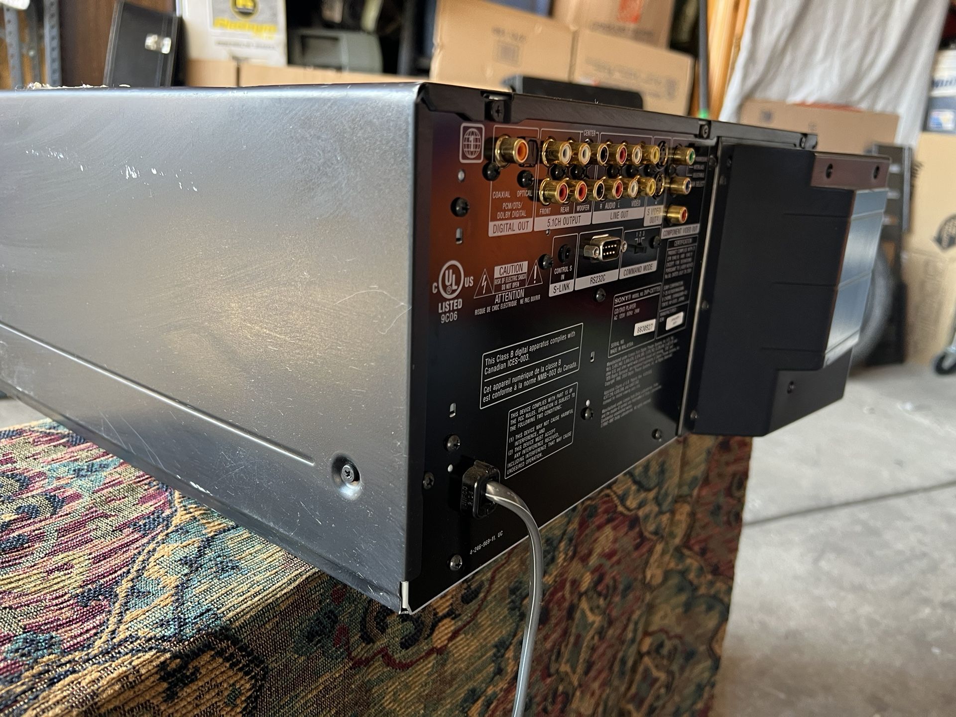 Sony 400 Disc And DVD Jukebox Black Model Dvp-cx777es for Sale in