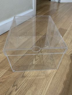 Acrylic sneaker shoe box
