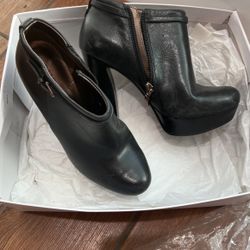 High Heel Platform Booties