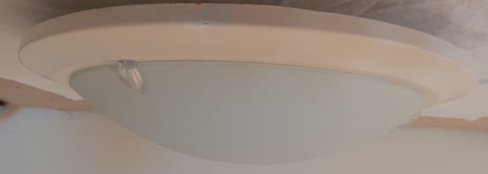 IKEA 12" White Ceiling/Wall Lamp