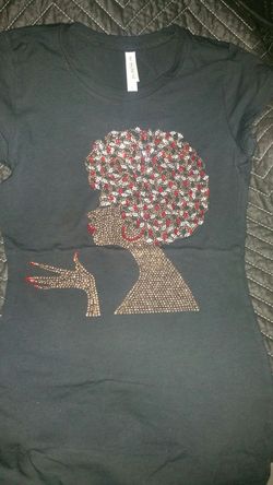 Sister girl bedazzled t-shirt