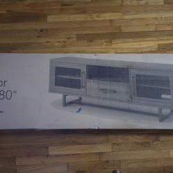Insignia™ - TV Stand for Most TVs Up to 80" - Gray