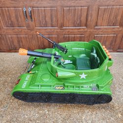 *** POWER WHEELS ARMY TANK ***
