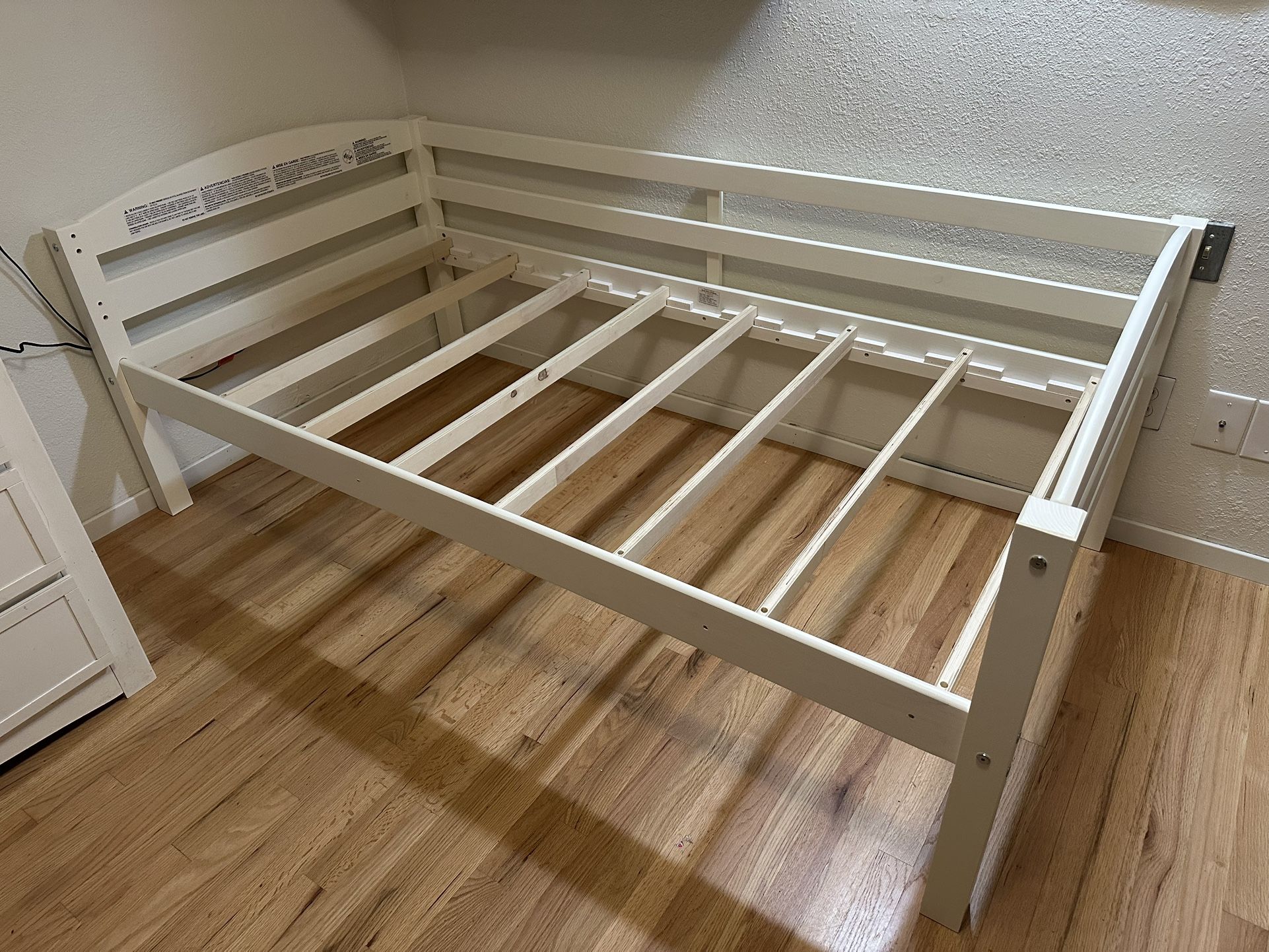 Twin Bed Frame White