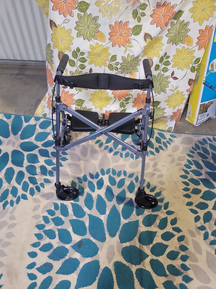 Able Life Space Saver Rollator Lightweight Folding Walker For Sennio And Adults