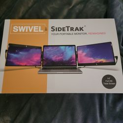 Swivel SideTrak 14" Duel Laptop Monitor