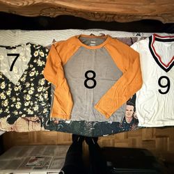 Women’s Shirts Size M. ALL 3 FOR $10 OR $5 EACH