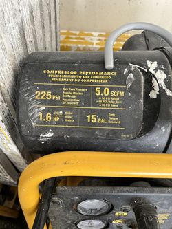 Dewalt 15 Gallons Air Compressor