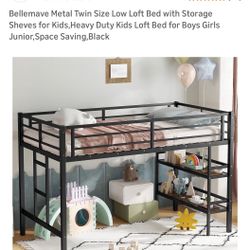 Low Loft Bed With Twin Mattress