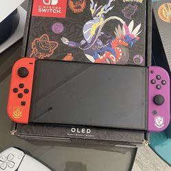 Nintendo Switch OLED Pokemon Scarlet And Violet Edition 