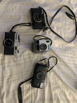 Lot Of Vintage Untested Cameras 