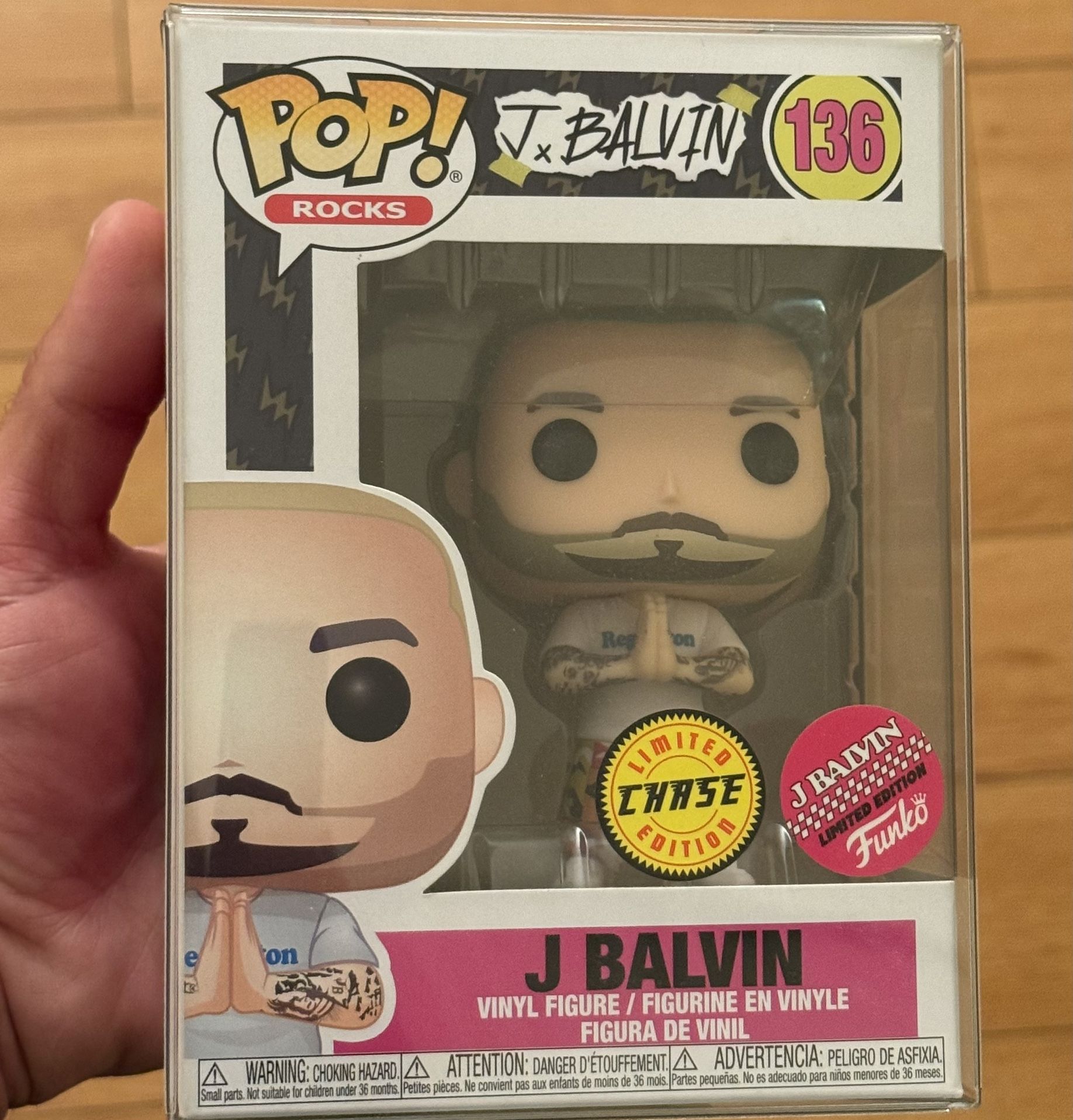 Funko POP! Rocks - J Balvin #136 - Limited Edition - Vinyl Figure