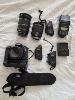 Cannon EOS 70D and supplies