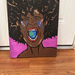 “Weary” Painting By Aiyanna