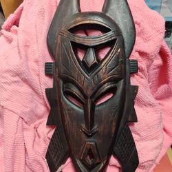 Wooden African Mask