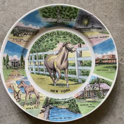 Saratoga Springs, New York decorative plate