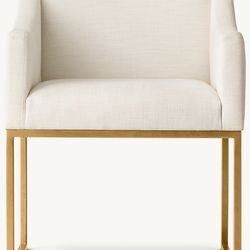 Two Emery Slope Arm Fabric Chairs in Black