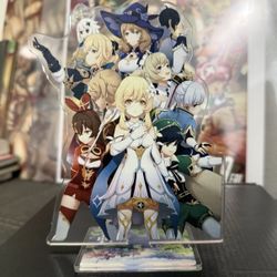 Genshin Impact Original Starting Characters Acrylic Stand Figure Standee Paimon