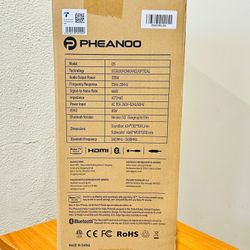 PHEANOO D5 SOUNDBAR Bluetooth Brand New