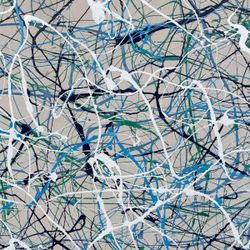 Jackson Pollock Tribute Painting 