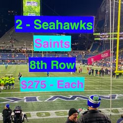 Seahawks Saints Tickets 