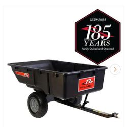 Brinly-Hardy
850 lb. 17 cu. ft. Tow-Behind Poly Utility Cart with Durable Compression Molded Bed for Lawn Tractors & Zero-Turn Mowers