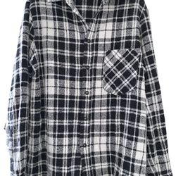 Giorgio Brato Gray Plaid-Check Men’s Cashmere Wool Shirt Size Large
