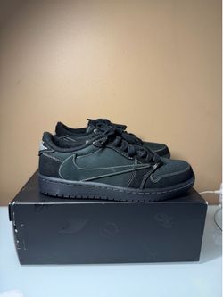 Travis Scott Jordan 1 Black Phantom