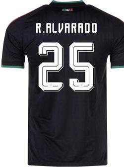 Men Adidas Mexico Roberto Alvarado #25 FIFA Soccer World Cup 2026 Home Jersey