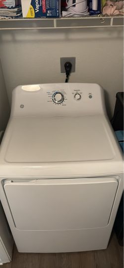 GE Electric Dryer White Front Load