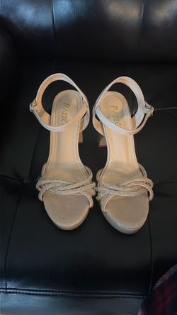 Nude fancy heels