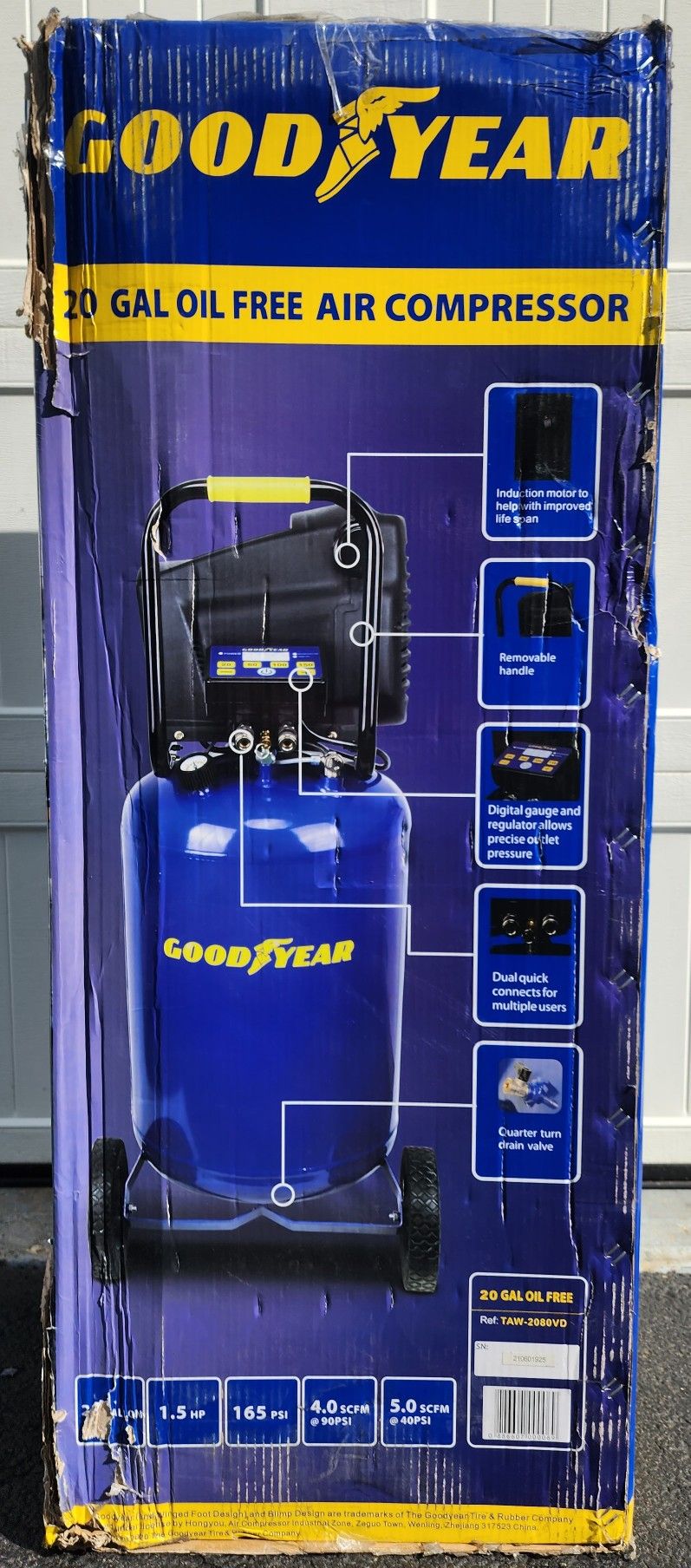 Goodyear 20 Gallon Air Compressor