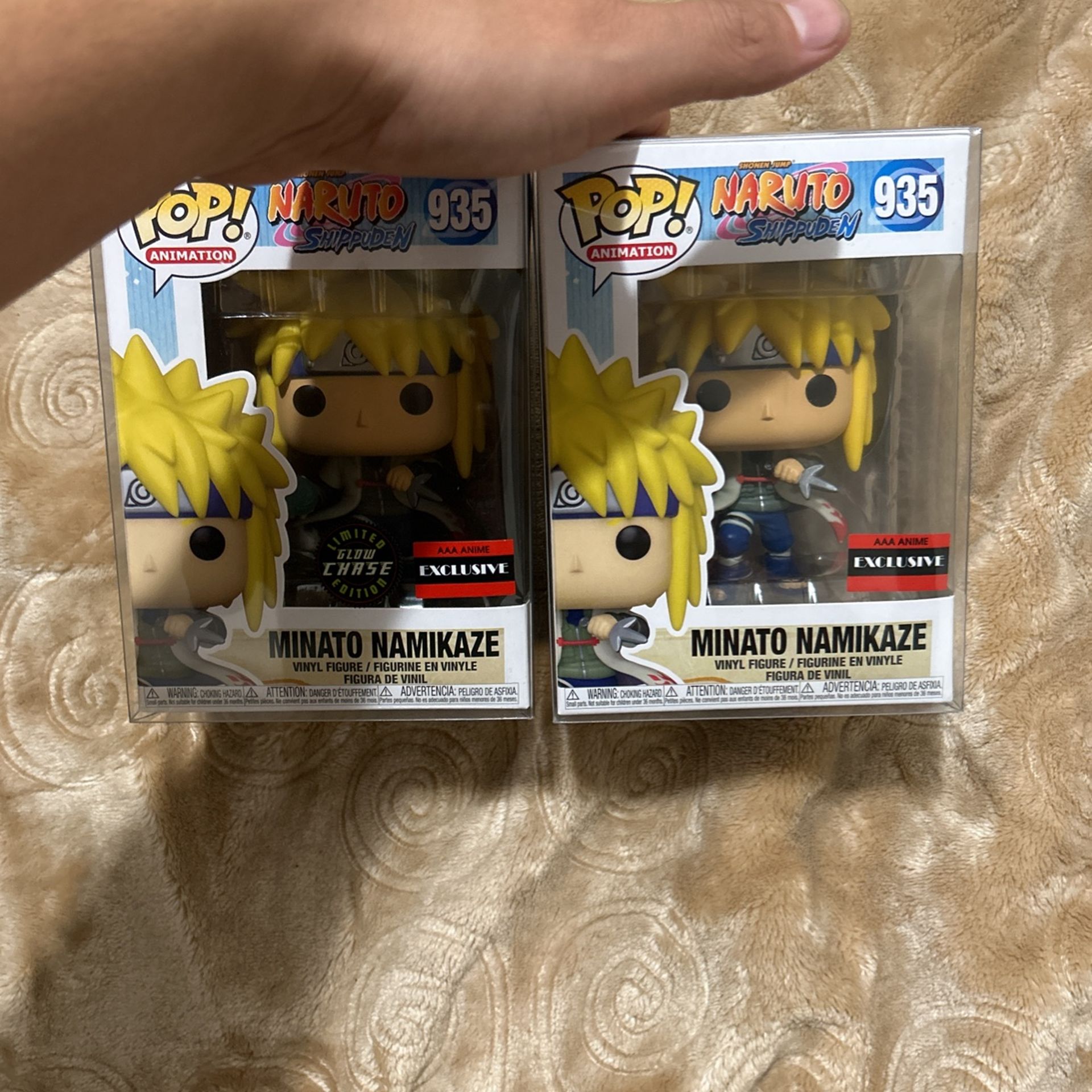 Naruto Funko Pop! Minato And Minato Chase AAA Anime Exclusive