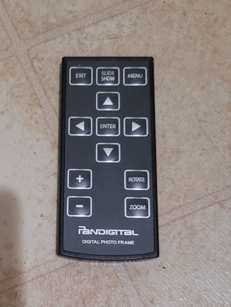 Pandigital Digital Photo Frame OEM Remote Control PI7000AW01, PI7002AW, PI9001DW.