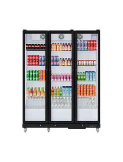 New in box Koolmore merchandiser refrigerator