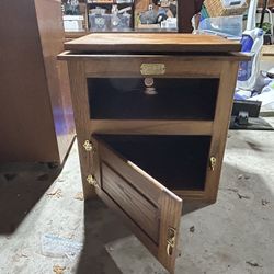 Vintage White Clad End Table