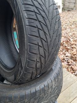 Two used 18" tires